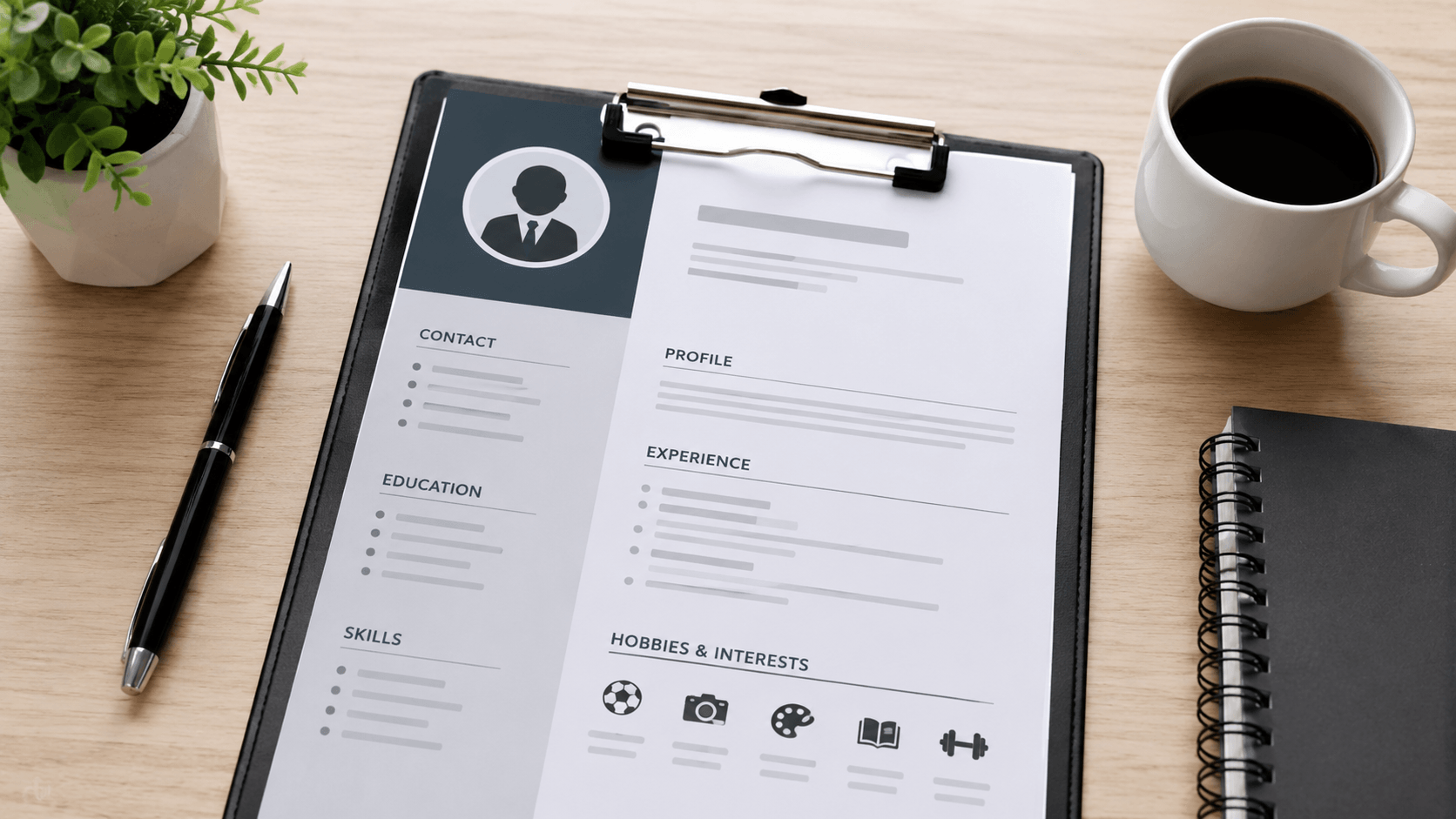 Hobbies and Interests for CV