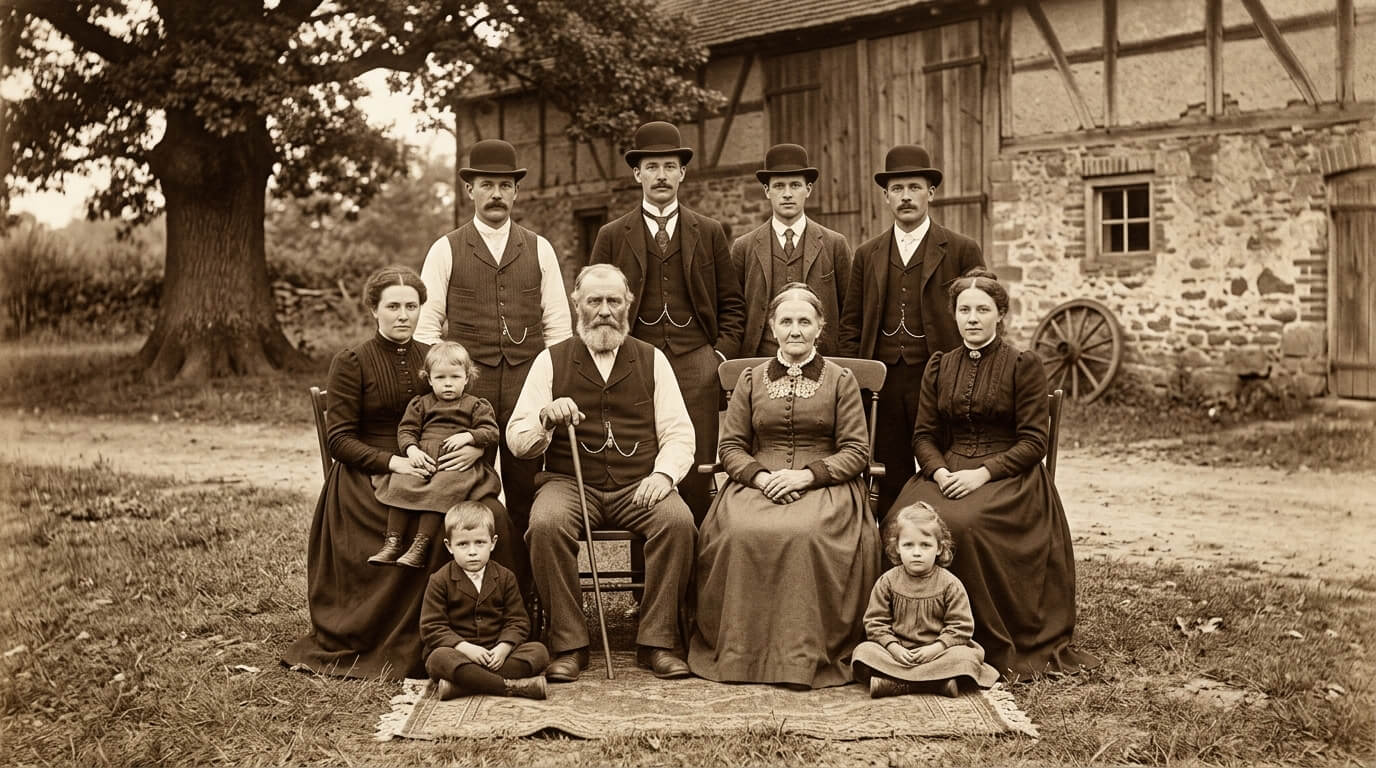brown pigment in vintage photos