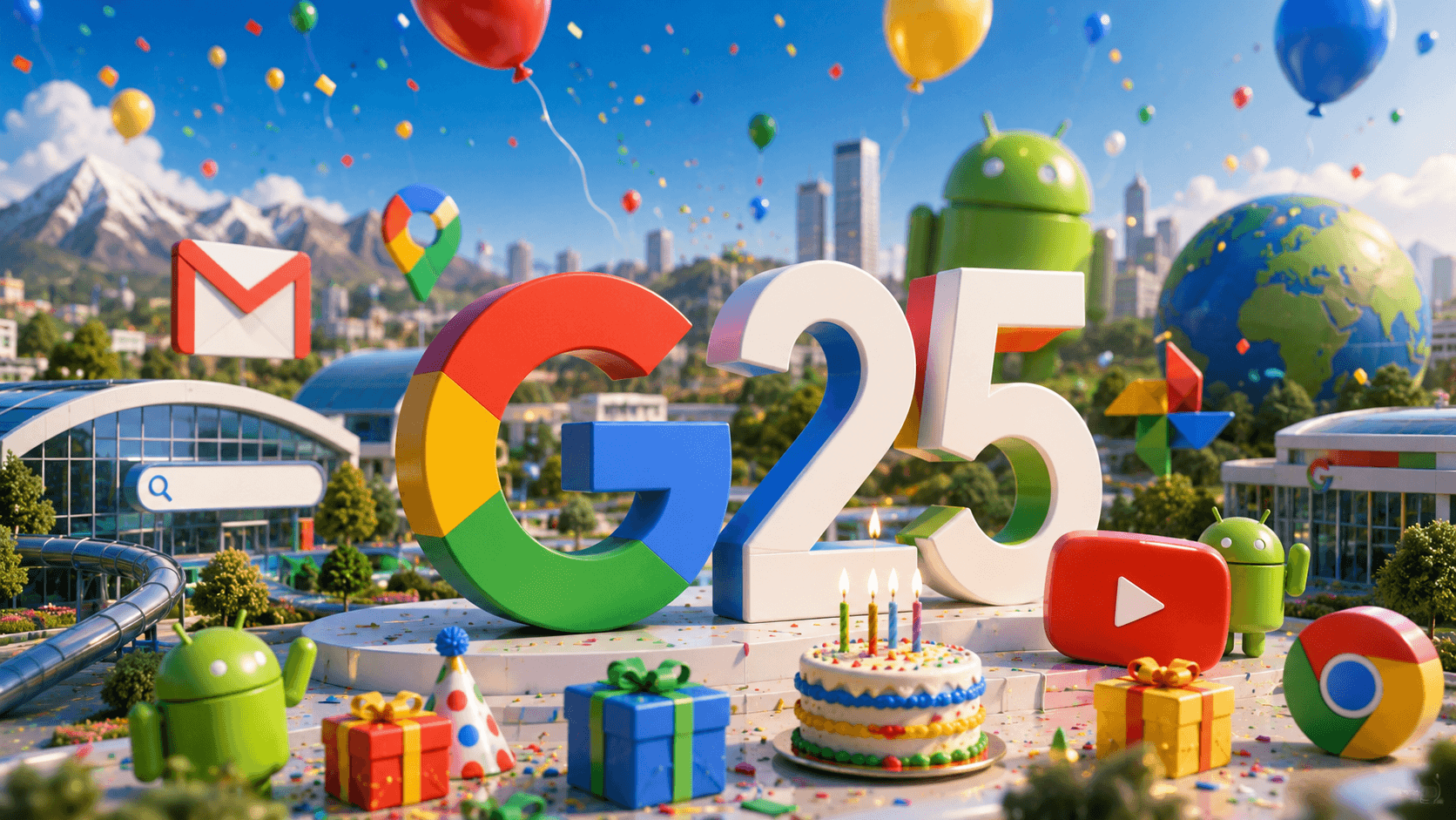 google 25th anniversary