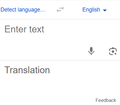 google translate