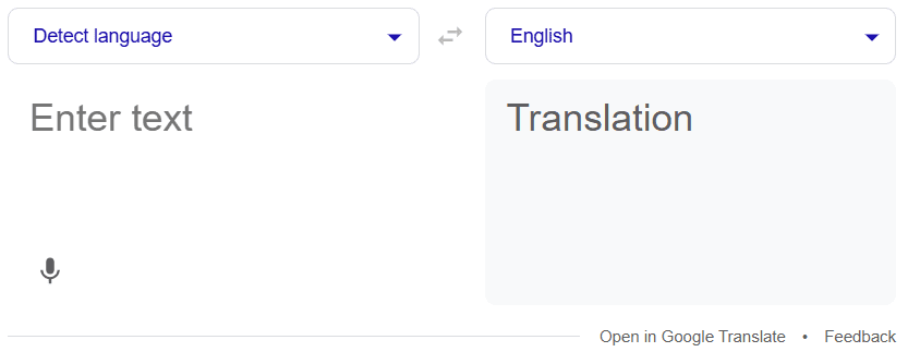 google translate