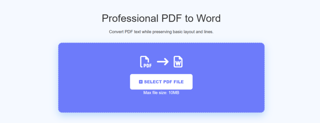 PDF to Word tool guide