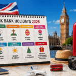 UK bank holidays 2026 dates