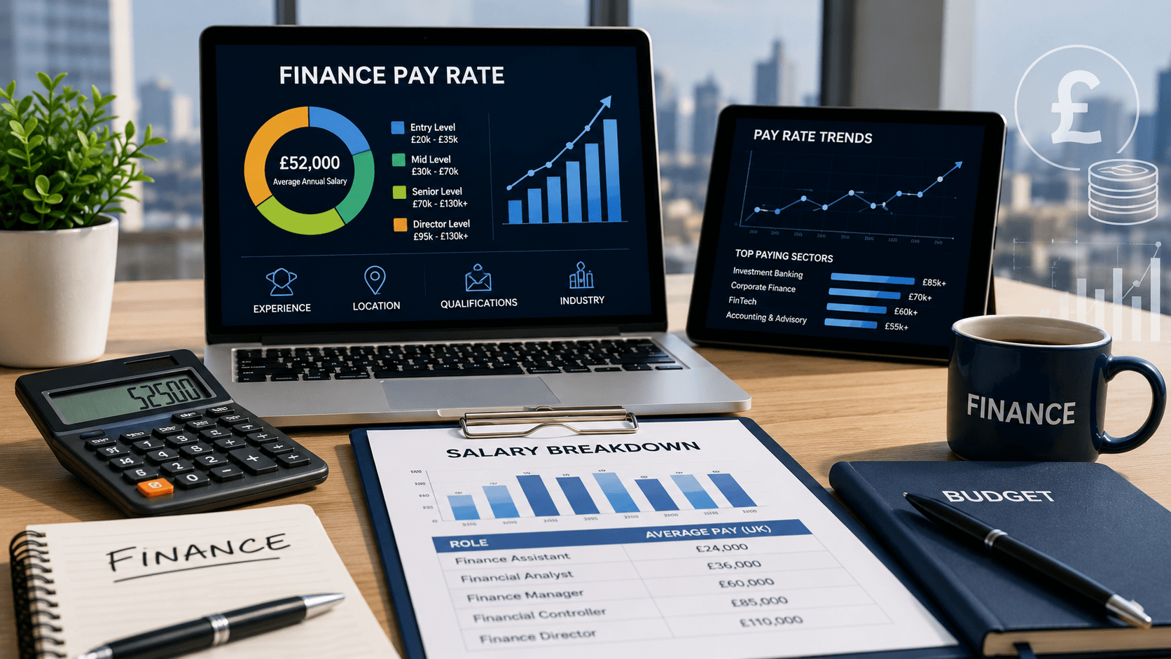 finance pay rate
