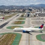delta flight dl275 diverted lax