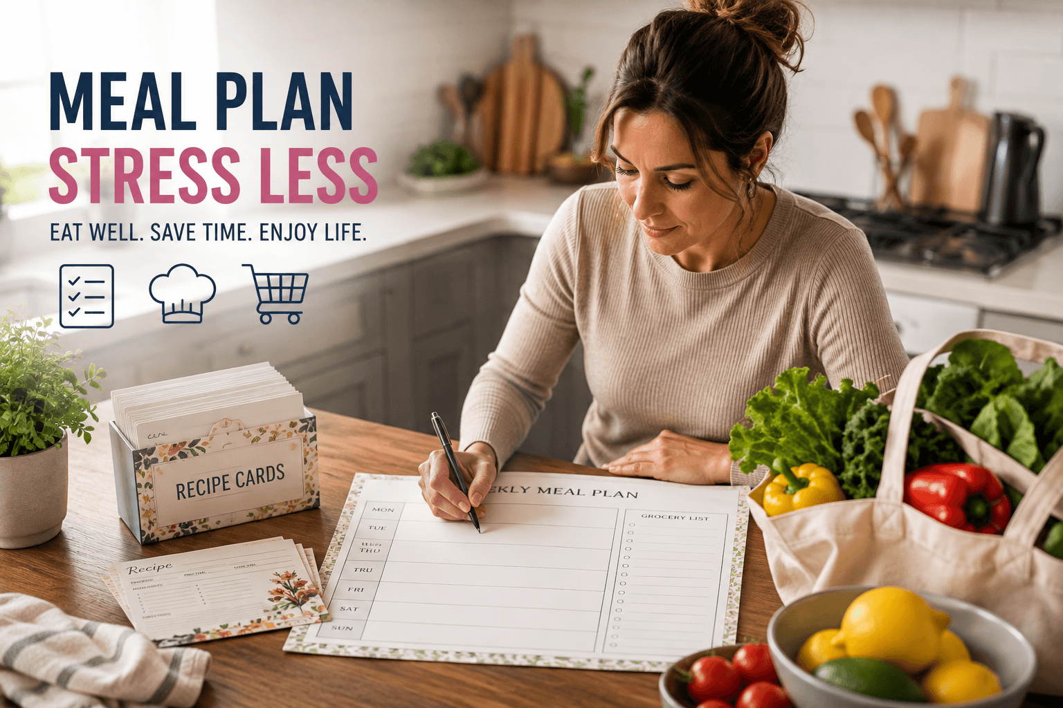 What's for Dinner Stress A Simple System for Busy Women 30+