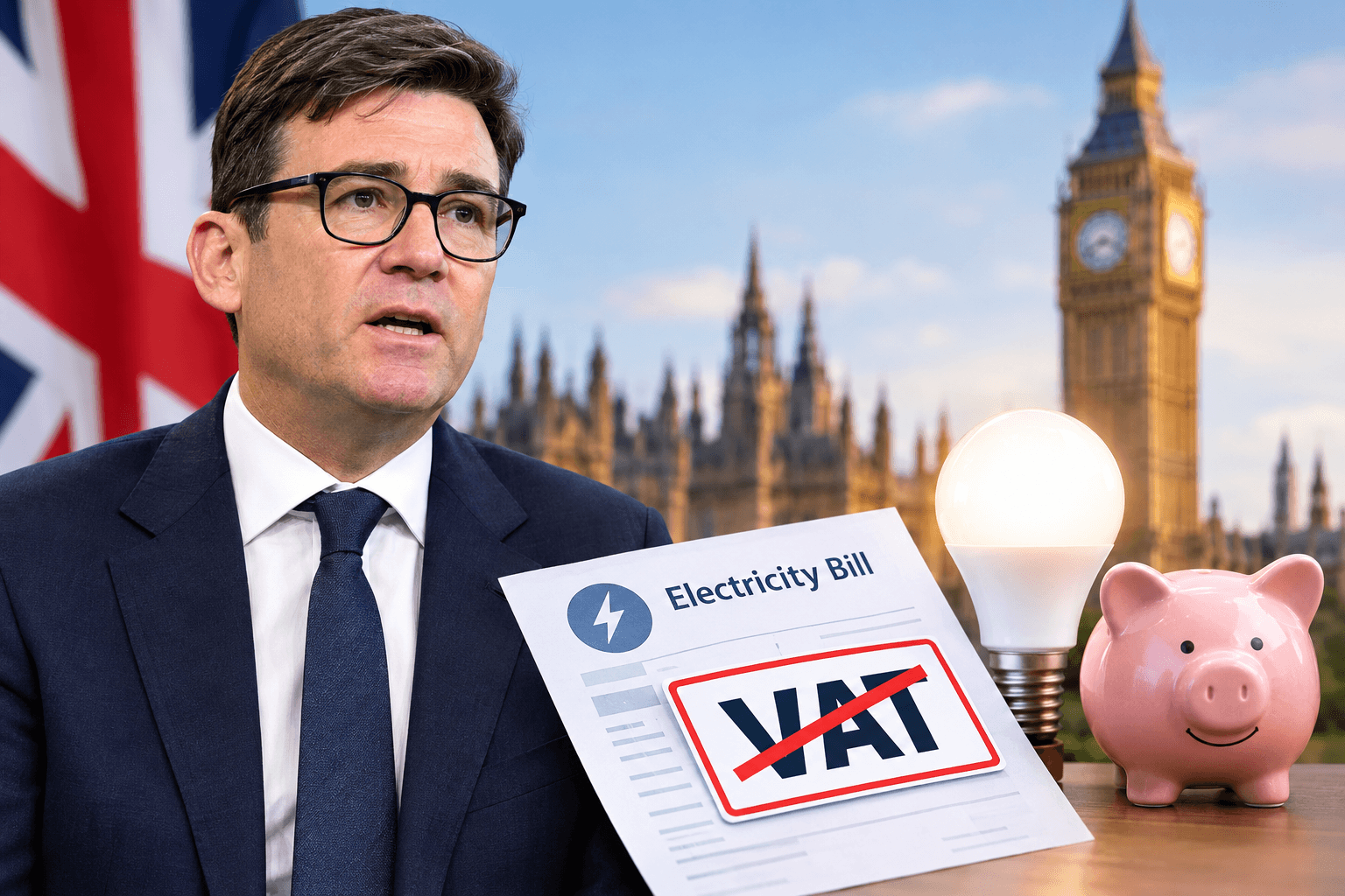 Andy Burnham VAT cut electricity
