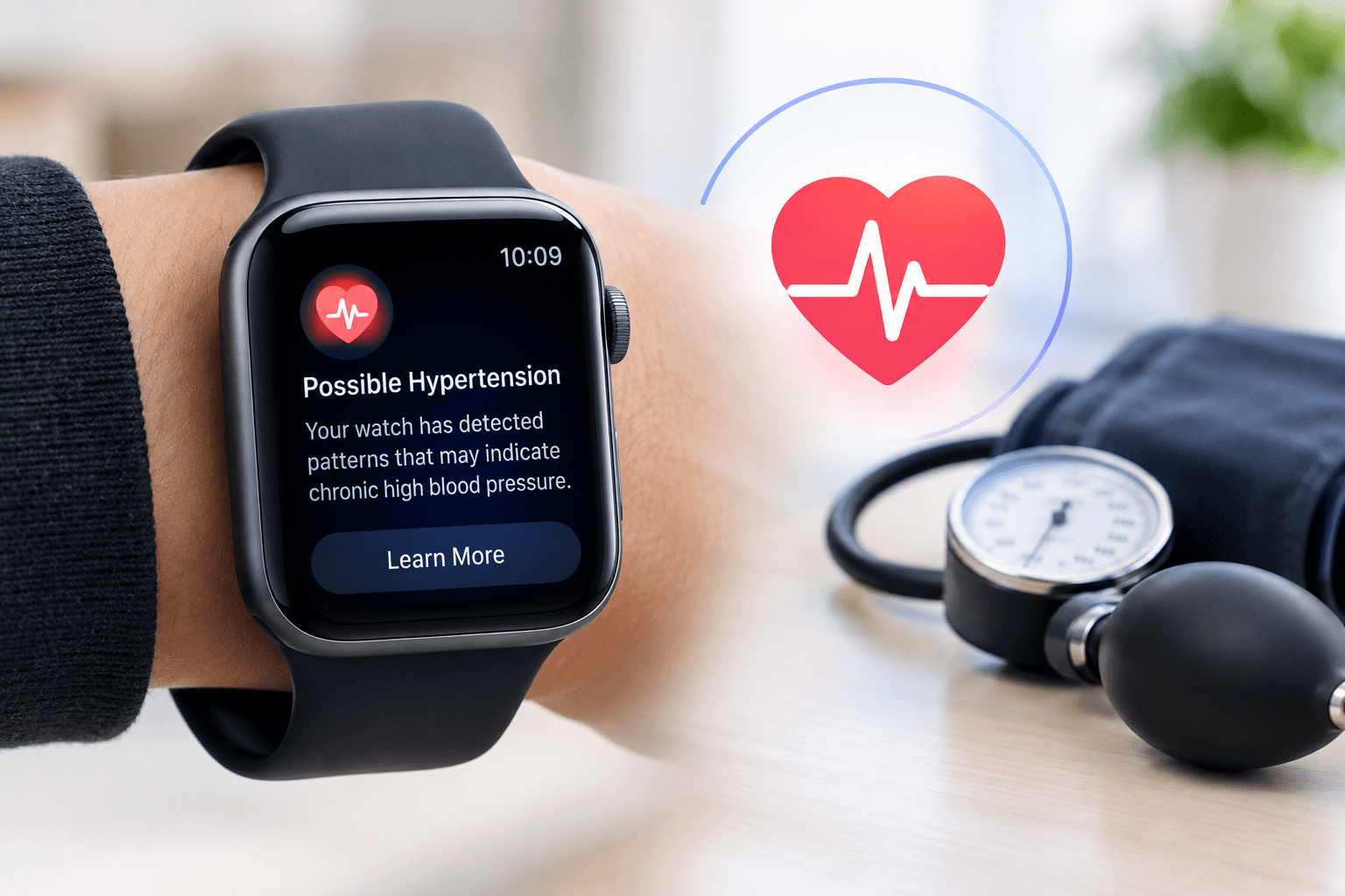 Apple Watch hypertension detection