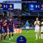 Champions League matchday 1 results