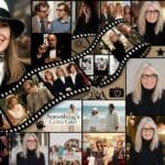 Diane Keaton smiling on the red carpet, representing her career in film