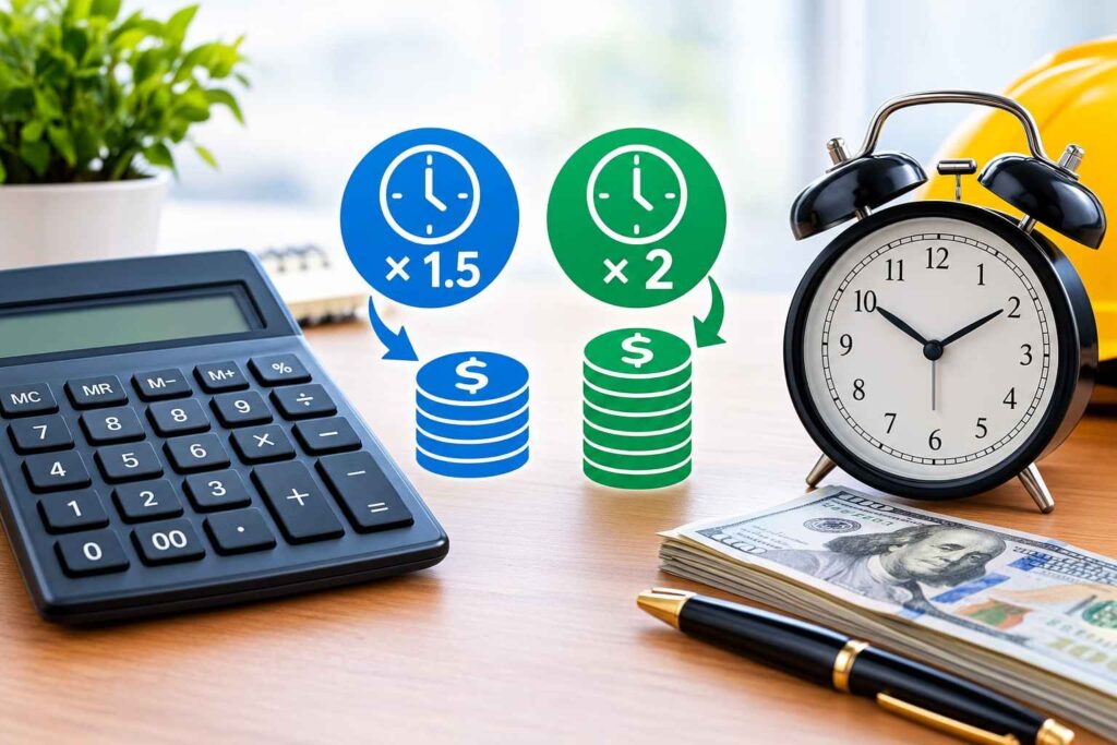 time and a half calculator