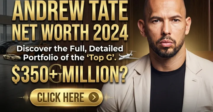Andrew Tate net worth infographic comparing verified estimates and unverified claims