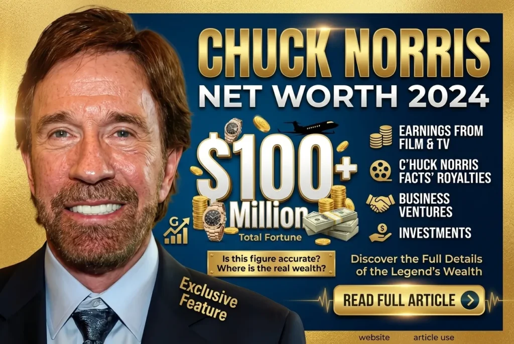Chuck Norris net worth: martial artist and actor known for Walker, Texas Ranger