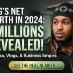 DDG net worth infographic showing income from music, YouTube and streaming