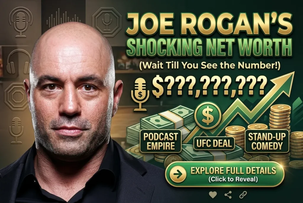 Podcast studio microphone representing Joe Rogan net worth and podcast income