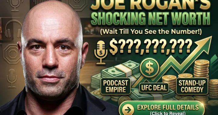 Podcast studio microphone representing Joe Rogan net worth and podcast income