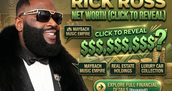 Rapper Rick Ross on stage, illustrating Rick Ross net worth