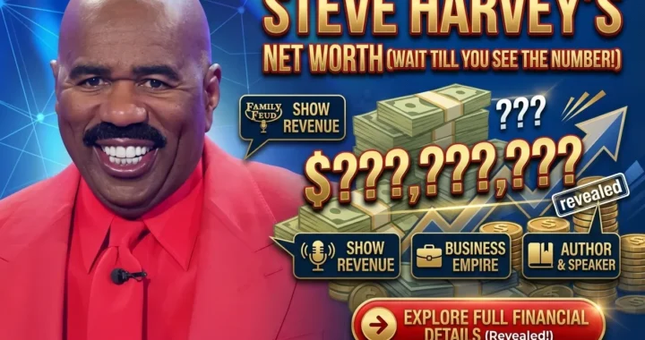 Steve Harvey net worth infographic showing income sources